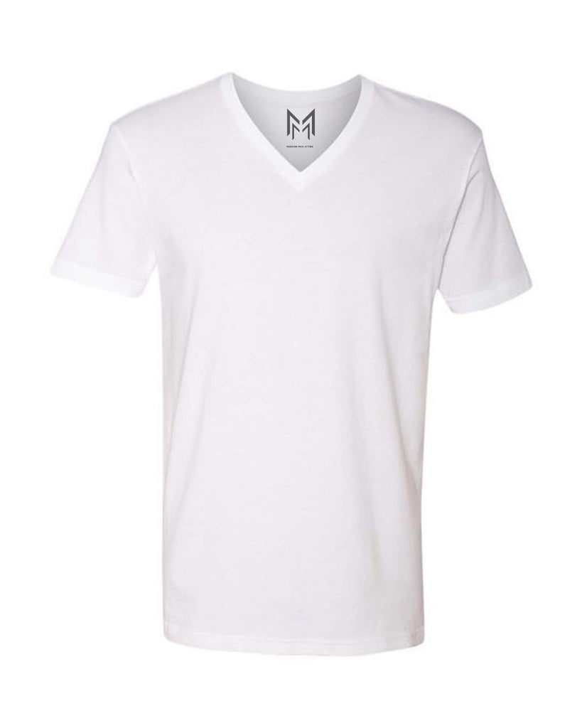 White V Neck T-Shirt